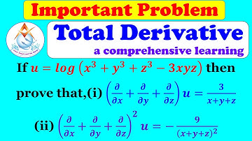 💯✅🥇🏆| Functions of Several Variables | Total Derivative problem - 6 |🔥