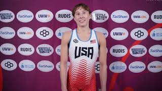Everest Leydecker, 55 kg women's freestyle champion | 2026 Senior Pan American Championships
