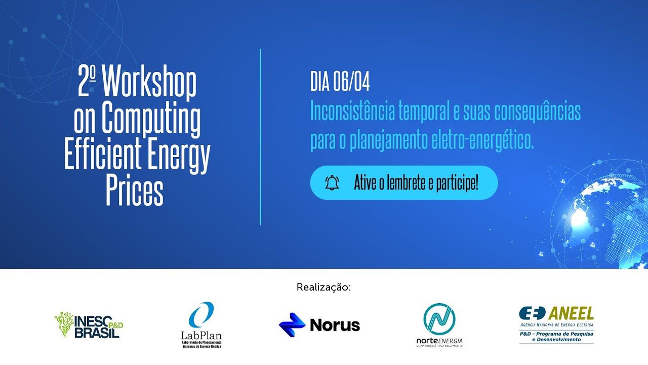 Dia 2 - 2º Workshop on Computing Efficient Energy Prices - YouTube
