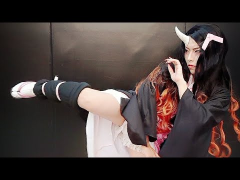 鬼滅の刃】竈門禰豆子(鬼化)コスプレメイク生放送 - YouTube