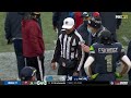 ref gets injured and replacement ref doesn't have a working mic