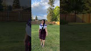 Una mujer siempre es hermosa más con su traje típico y bailando 💃🏻 #marimba