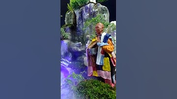 Thầy thích minh tuệ - làm tiểu cảnh hòn non bộ sân vườn đẹp