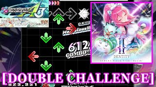 【DDR GP(A3)】 [ ]DENTITY / BEMANI Sound Team HuΣeR [DOUBLE CHALLENGE] 譜面確認+Clap