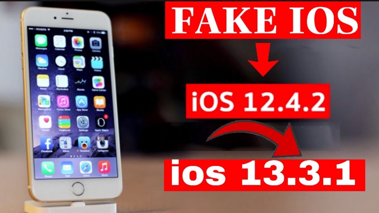 fake ios 12.4 5 lên ios 13.3.1 gép sim thần thanh cho ios 12.4.5 - YouTube