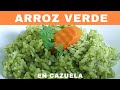 Arroz verde en cazuela.- RecetasdeLuzMa