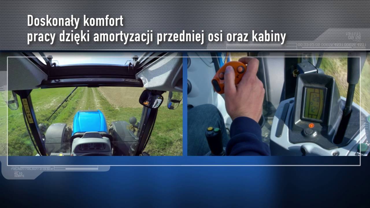 tractor tires T6 Tier 4b – Amortyzacja kabiny i przedniej osi