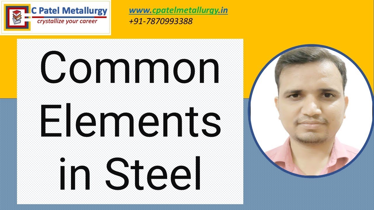 Common Elements in Steel YouTube