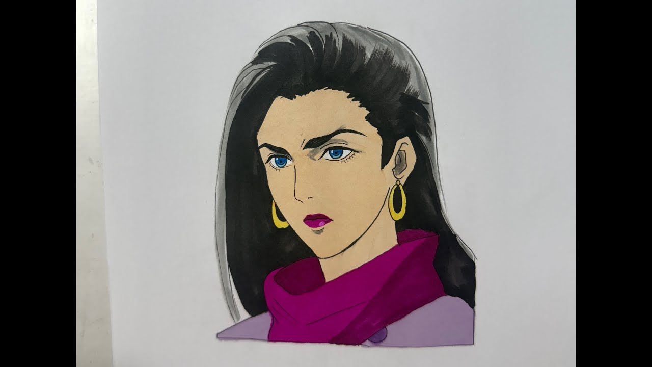 Lisa Lisa Drawing LIVE 🎨🔥 | JoJo’s Bizarre Adventure Art