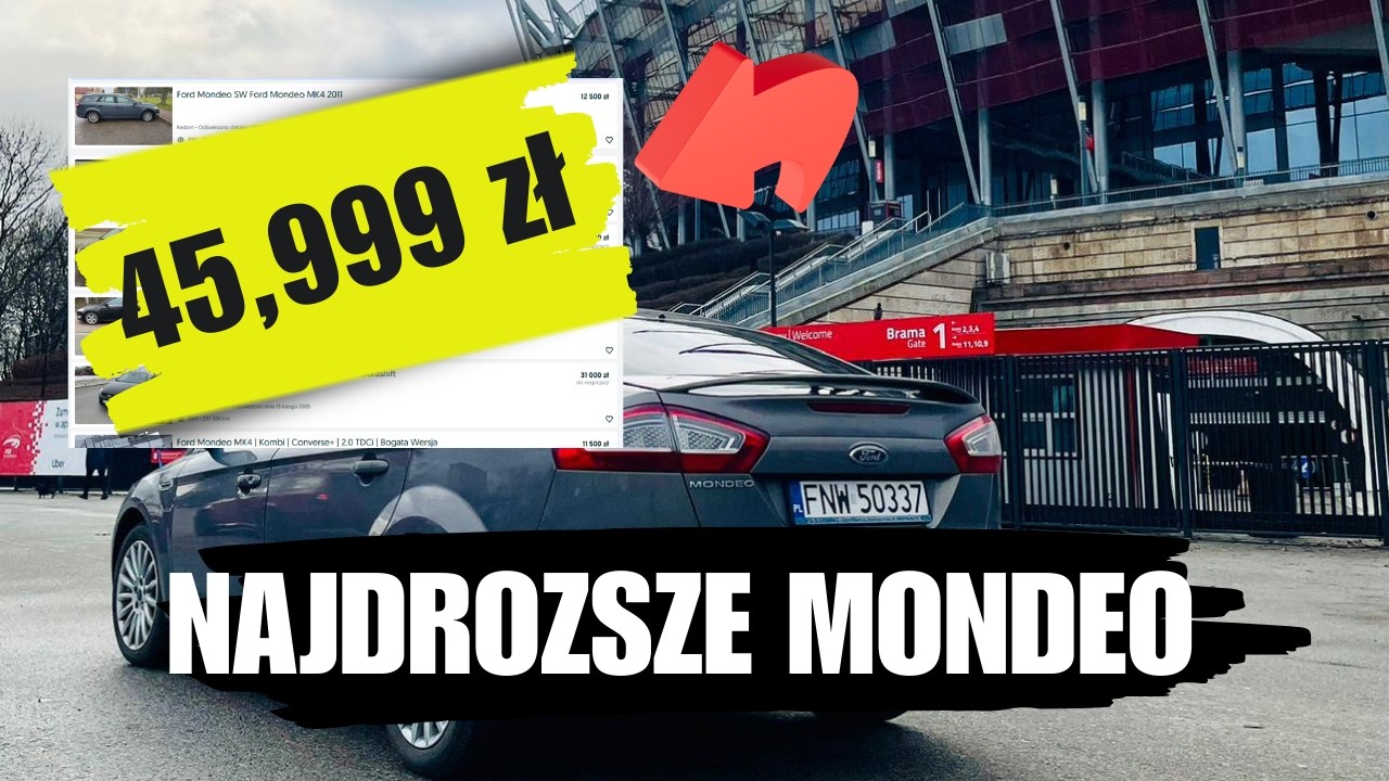 Najdroższe Mondeo MK4 - przeglądamy ogłoszenia OLX i OtoMoto