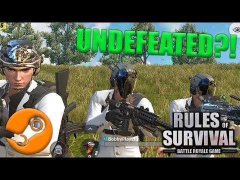 CAN WE GO UNDEFEATED?! Rules of Survival Steam Server Gameplay - CAN WE GO UNDEFEATED?! Rules of Survival Steam Server Gameplay