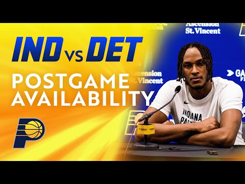 Indiana Pacers Postgame Media Availability (vs. Detroit Pistons) | November 24, 2023