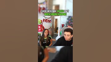 SADIE MCKENNA SHOCKS LACY WHEN SINGING KARAOKE! #streaming #funny #lacy #sadiemckenna #twitch