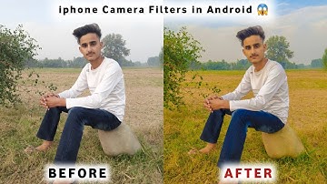 Iphone camera filters in android || Make Iphone Photo in Android | SHORTS