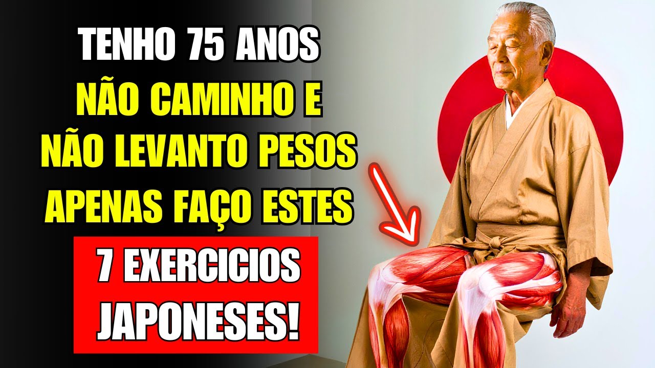 Japonês Revela: 7 Exercícios Secretos Para Nunca Perder a Força Nas Pernas Depois Dos 60