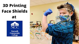 Face Shields Production at NCC - One Minute Video