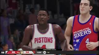 【2K26 NBA】All Time Philadelphia 76ers vs All Time Detroit Pistons