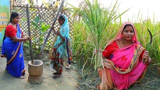 गांव का पारंपरिक तरीका जानिए कैसे बनता है पोहा How poha is made in Village Flatten Rice Making