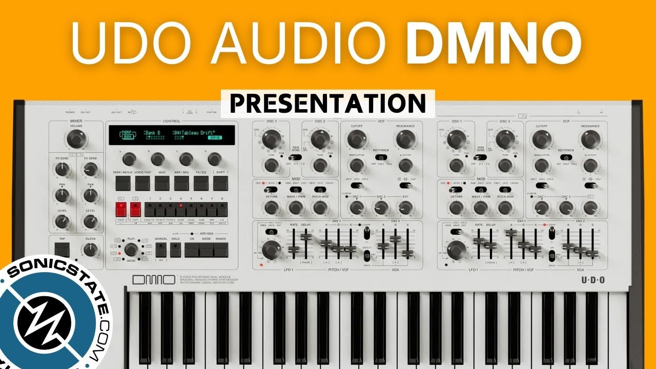 UDO Audio DMNO Synthesizer - In Depth 1st Look - SonicLAB