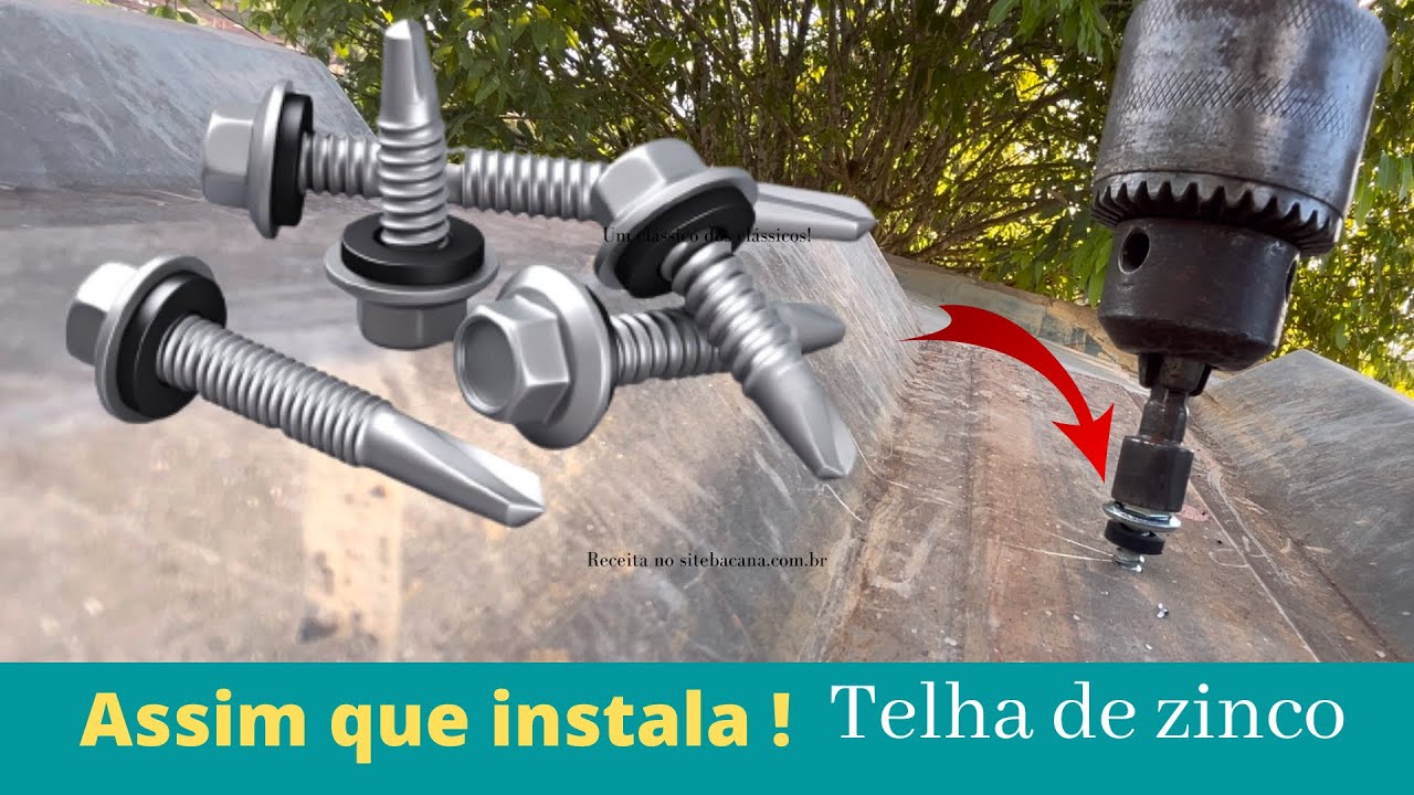 Como fazer a fixação de telha de zinco