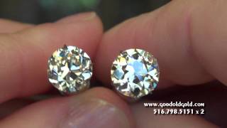 Old European Cut Diamonds: 3 1/2ct - 5ct in size