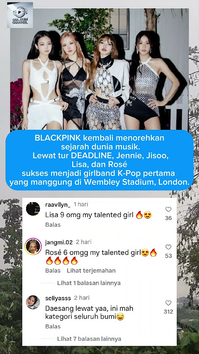 BLACKPINK Pecahkan Rekor: Girlband K-Pop Pertama di Wembley Stadium!  #BLACKPINKDeadlineTour