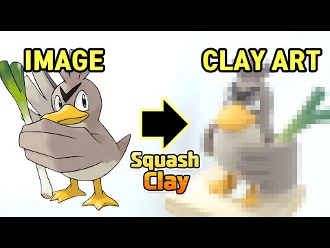 Pokémon Clay Art: <strong>Farfetch</strong>&amp;#39;d Normal/Flying Pokémon!! Satisfying Video