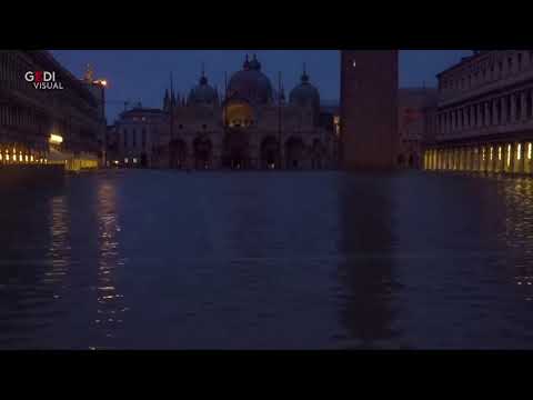 ვენეციაში, ცნობილი სან მარკოს მოედანი კვლავ წყლით დაიფარა
