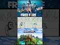 Minecraft Vs Free fire #shorts