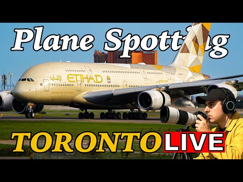 馃敶LIVE! Sunrise at Toronto Airport! 2x A380s! October 18th, 2025 at YYZ!