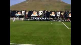 tifo ultras alcatraz mrirt 15/3/2015 أجمل تيفو في الهواة