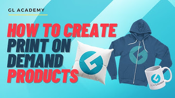 How to Create Print on Demands Products