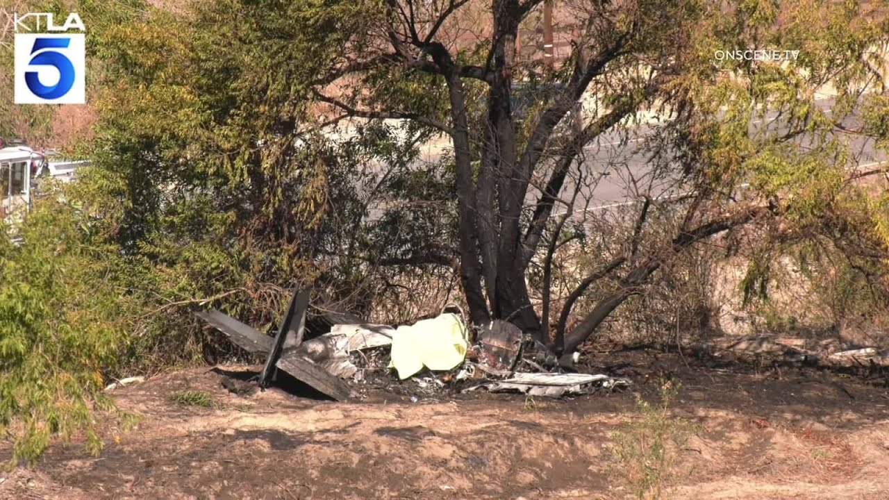 1 killed in single-engine plane crash in Corona - YouTube