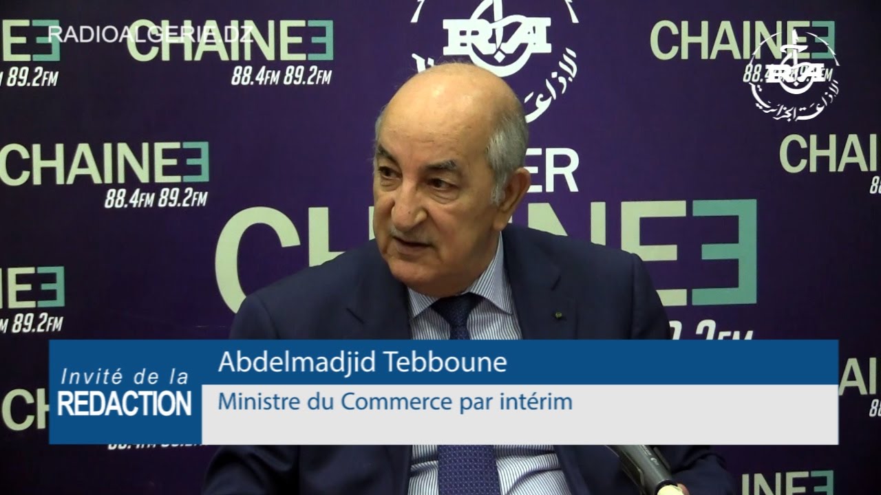 Abdelmadjid Tebboune ministre du Commerce par intérim