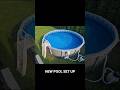 Setting up our new hard sided pool! #midwest #Summer #pool