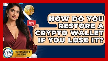 How Do You Restore A Crypto Wallet If You Lose It? - Crypto Simplified for Seniors