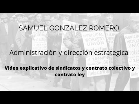 Sindicatos, tipos de sindicatos, contrato colectivo y contrato ley ...