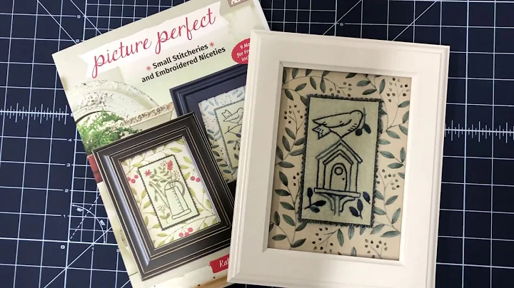 Frame your own stitcheries from "Picture Perfect", by Kathy Schmitz.