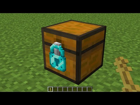 How to Lock your Chests in Minecraft (Mod Download in Description)
