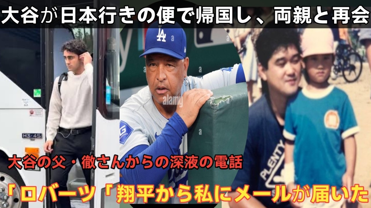 大谷 帰国