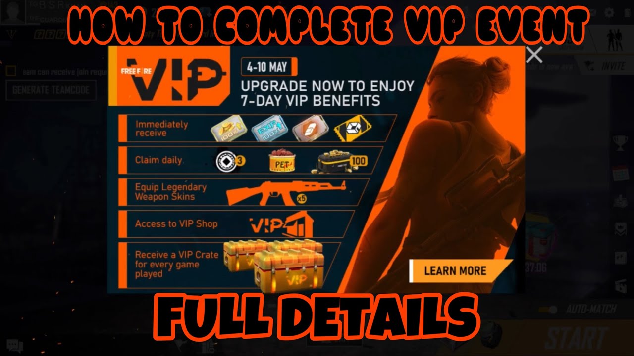 VIP EVENT | VIP STORE | HOW TO COMPLETE VIP EVENT | FULL DETAILS