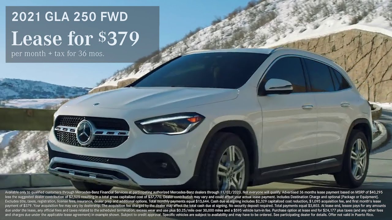 Mercedes Benz 21 Mercedes Benz Gla 250 Special Lease Youtube