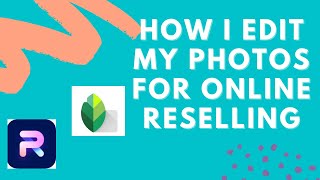 PhotoRoom and SnapSeed Apps: How I Edit My Photos For Poshmark, Mercari and eBay screenshot 4