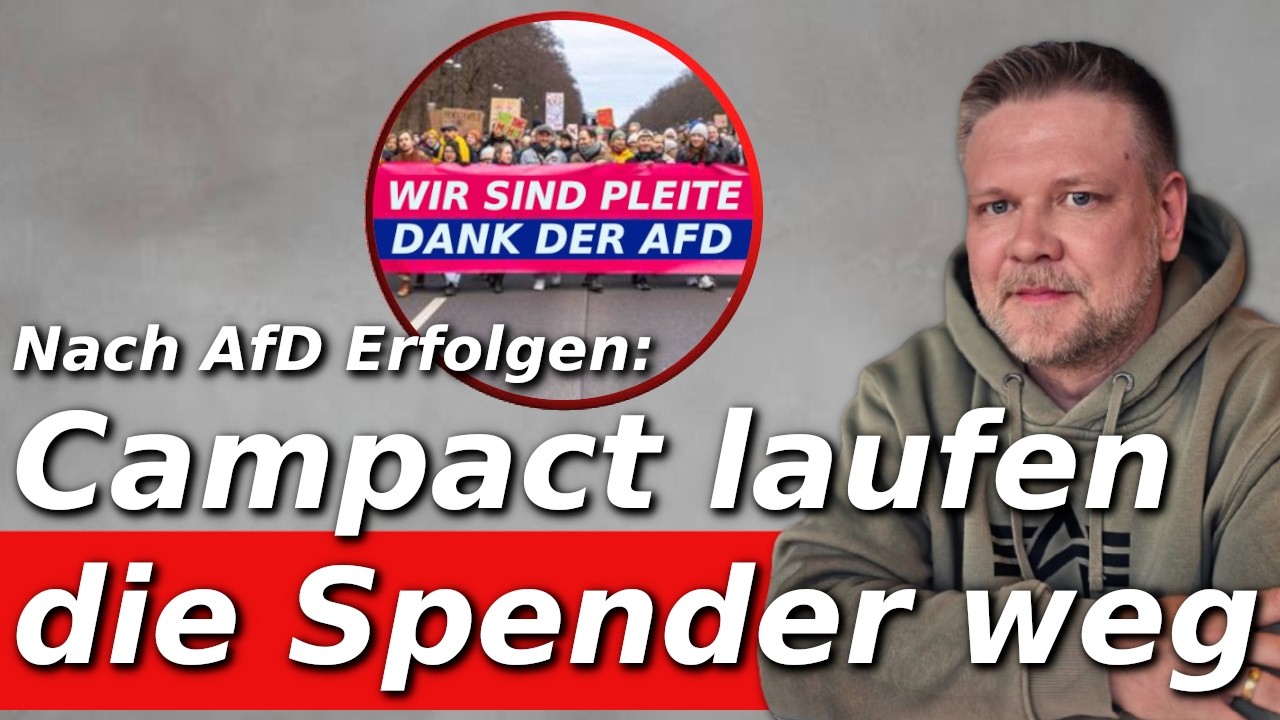 AfD Boom schockt Aktivisten: Jetzt bricht Campact das Geld weg