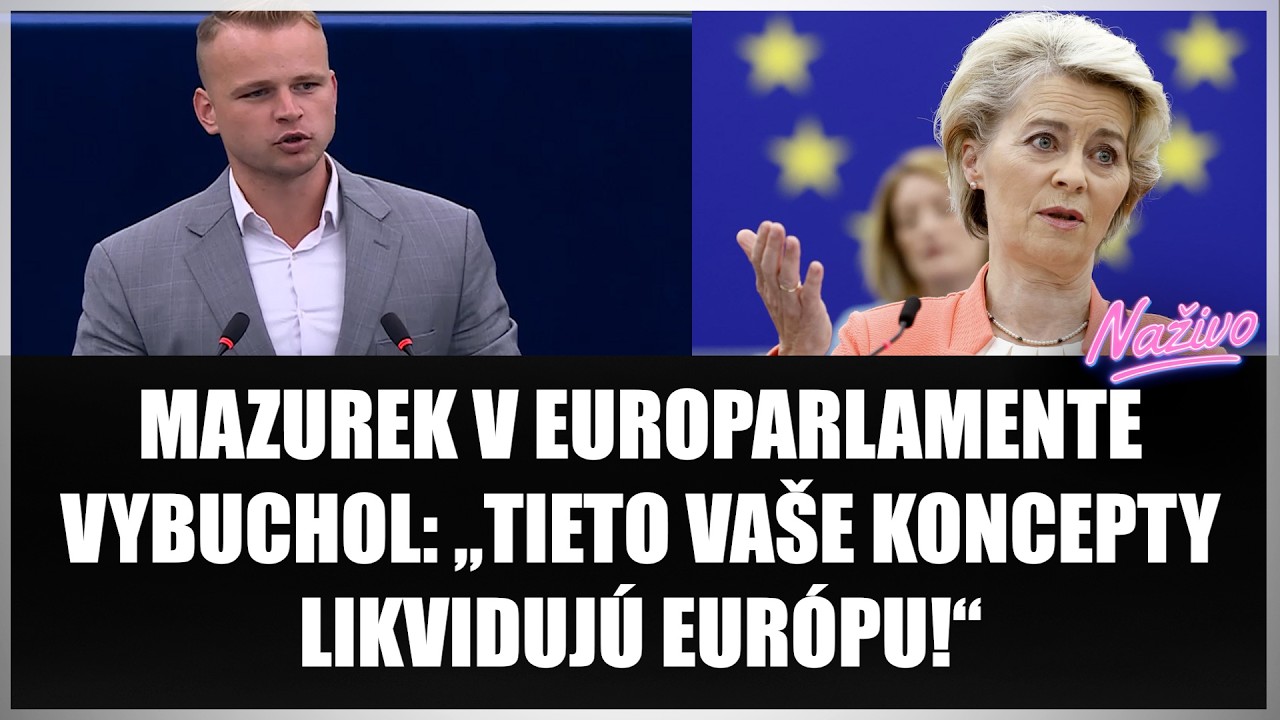MAZUREK V EUROPARLAMENTE VYBUCHOL: „TIETO VAŠE KONCEPTY LIKVIDUJÚ EURÓPU!“ Tento prejav ich zaskočil