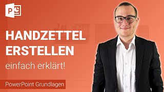PowerPoint: HANDZETTEL erstellen | Einfach erklärt ✅