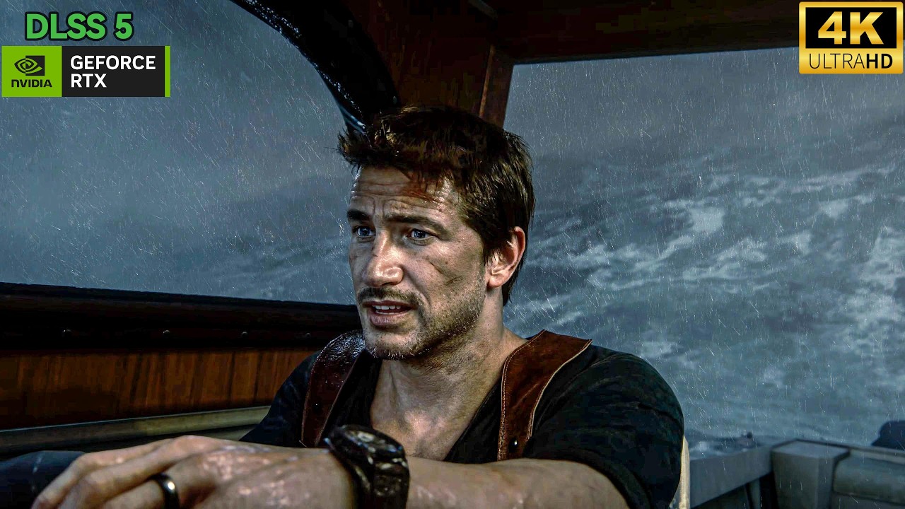 UNCHARTED 4 DLSS 5 Gameplay - Looks Realistic 4K - RTX 5070 Ti