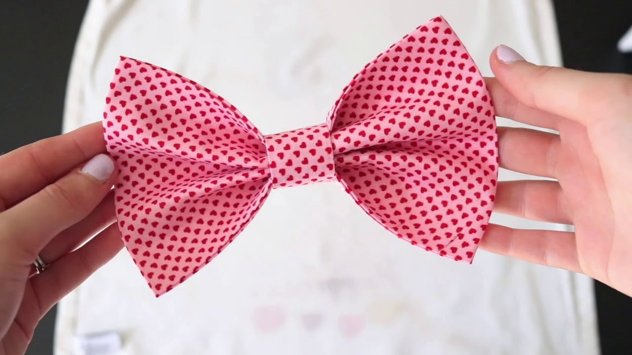 free dog bow tie sewing pattern