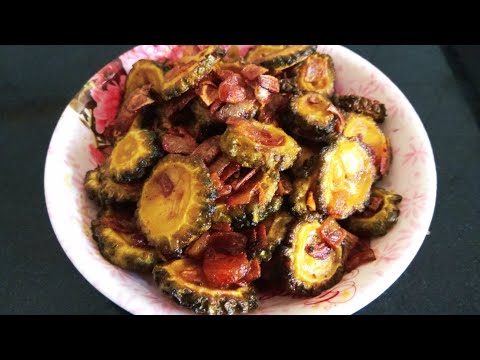 bitter-gourd-fry-recipe-|-karela-fry-|-indian-food-blogger