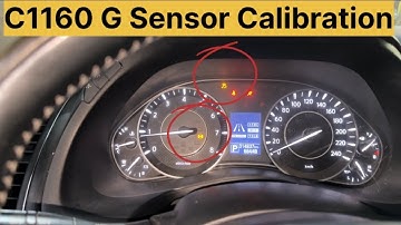 Nissan Patrol G Sensor Calibration procedure || DTC C1160